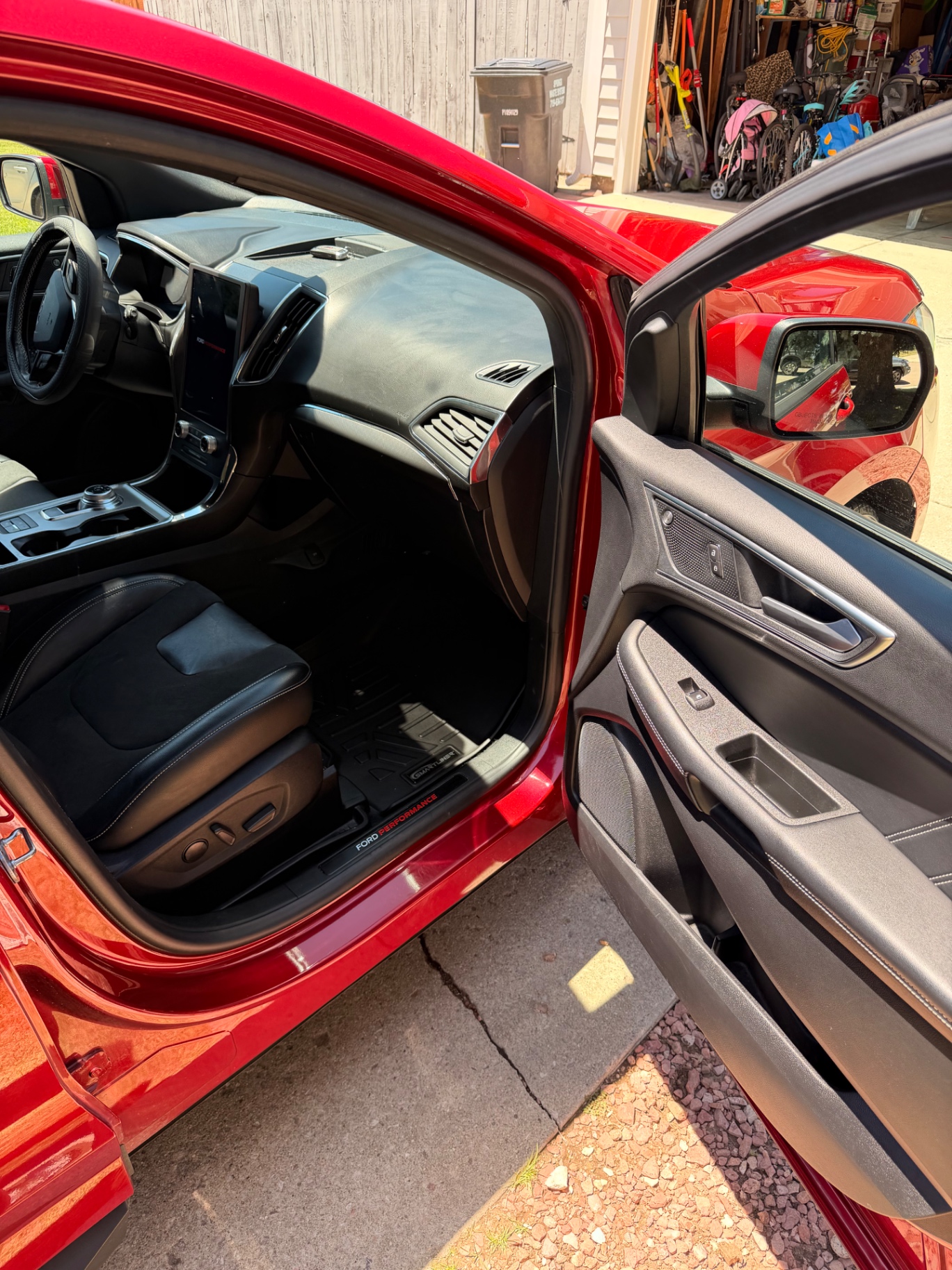 Ford Edge ST front interior after detail
