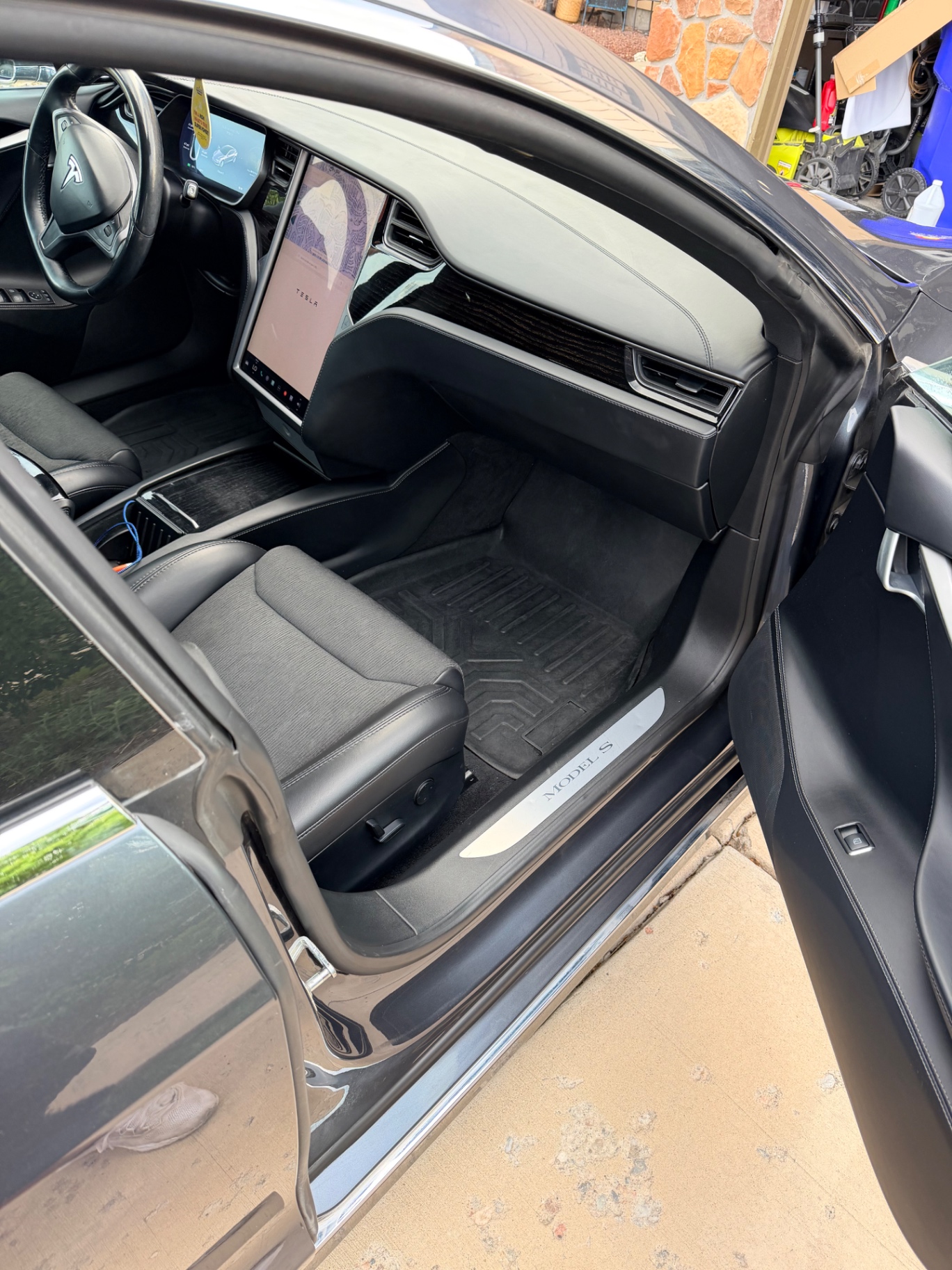 Tesla Model S passenger interior